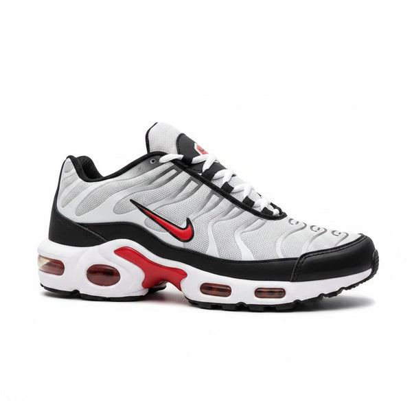 CINZA VERMELHO NIKE AIR PLUS TN
